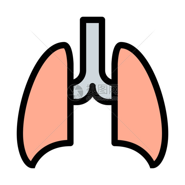 肺心病科简易图标图片