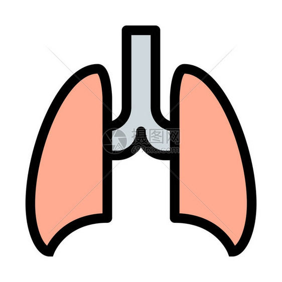 肺心病科简易图标图片