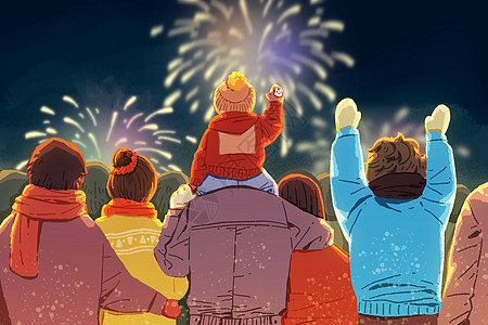 人群背影背景图片