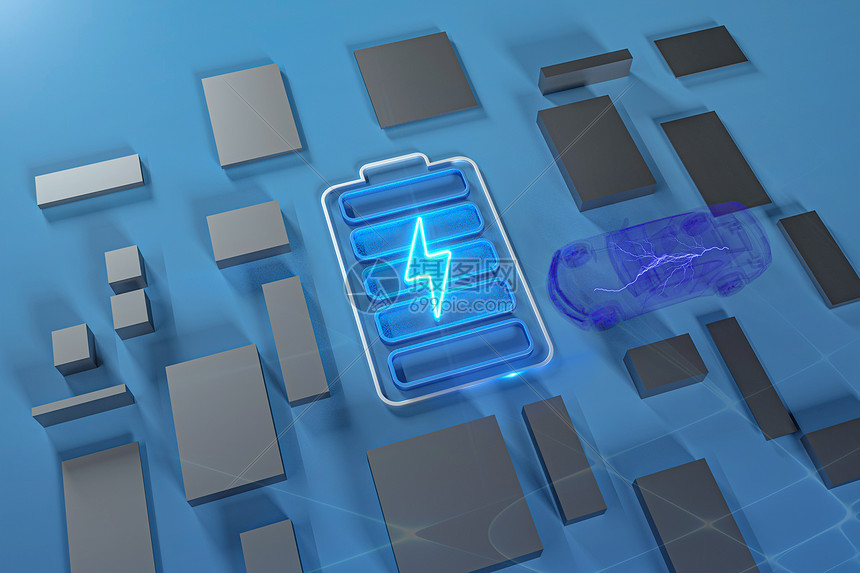 创意新能源电池图片素材-正版创意图片402418653-摄图网