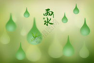 创意雨滴雨水背景图片