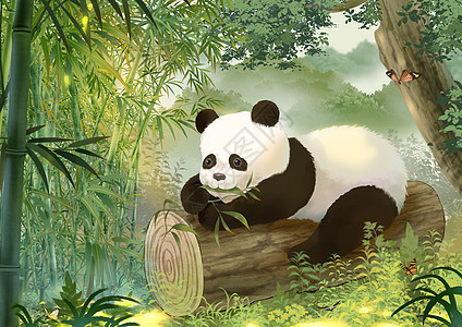 世界野生动物大熊猫图片
