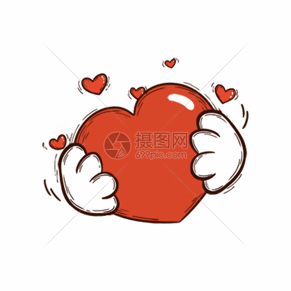 新年兔爪爱心表情包gif动图动图图片-正版gif素材402426559-摄图网