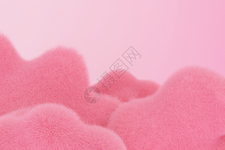 粉色毛绒抽象背景图片