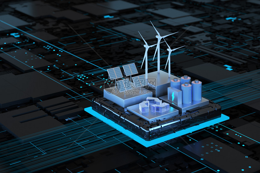 新能源场景图片素材-正版创意图片402434182-摄图网