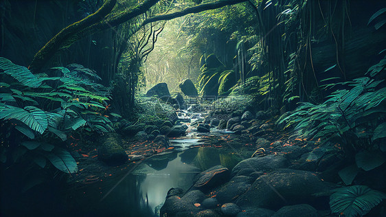 热带雨林环境图片