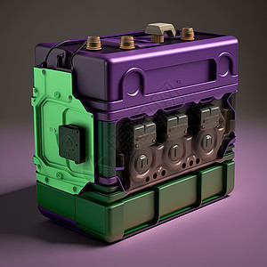 紫色电机图片