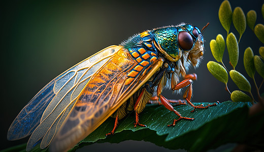 微距镜头下的昆虫图片