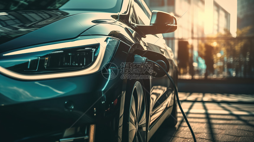 新能源汽车插画图片下载-正版图片600213686-摄图网