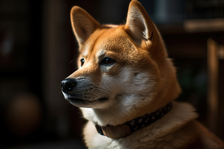 宠物狗特写背景图片