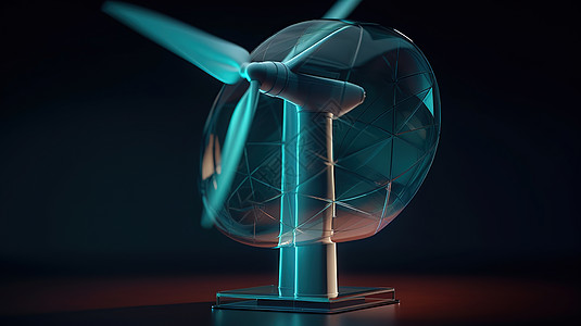 新能源电力风发电机图片