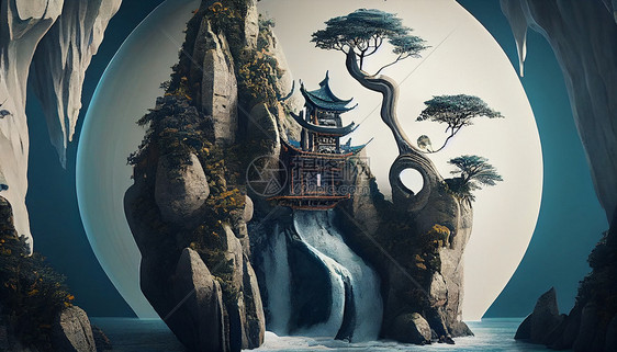 中式风景图片