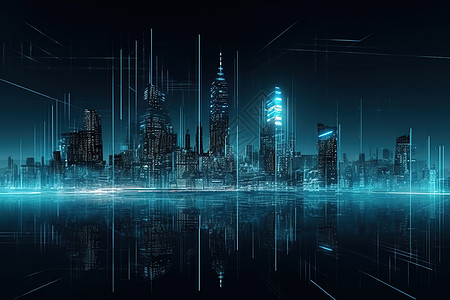 未来科技感城市图片