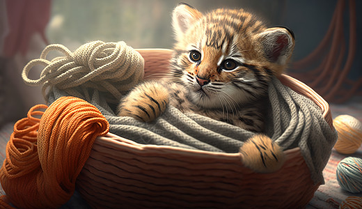 小老虎素材图片