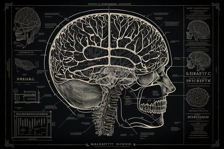 大脑的组成图片