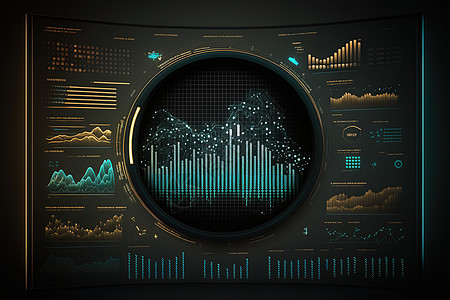财经数据分析图背景图片