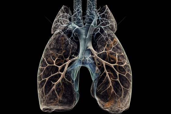 器官肺CT图图片