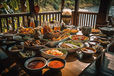 美食餐桌图片