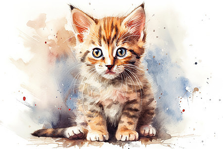 可爱虎纹猫幼猫图片