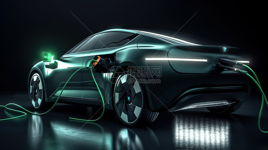 新能源车插画图片下载-正版图片402444715-摄图网