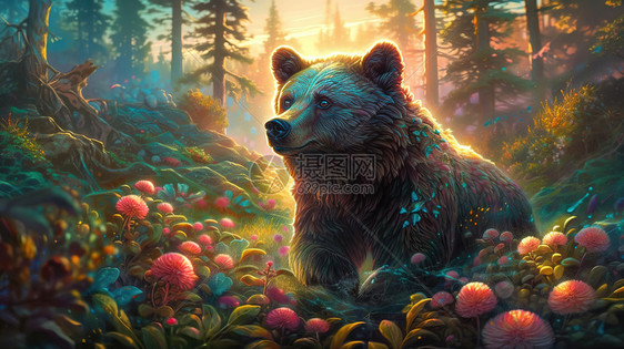 梦幻丛林的熊熊图片