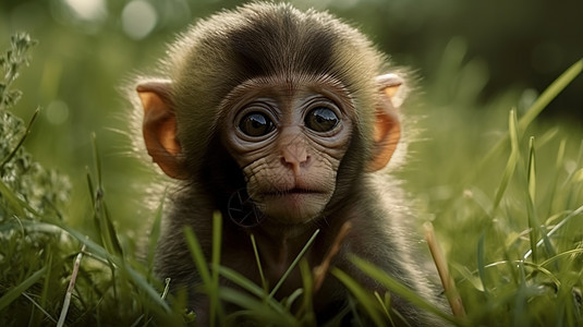 小猴子头像壁纸图片
