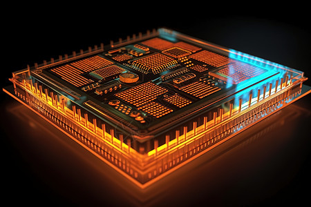 立体科技微芯片图片