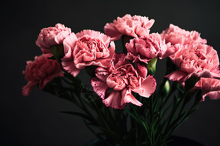 粉色康乃馨背景图片