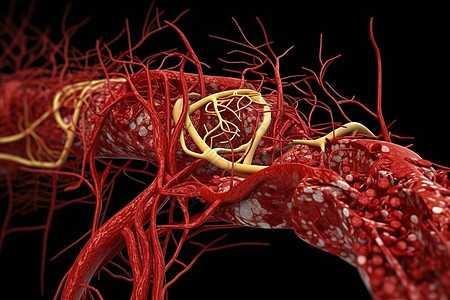医疗血管剖析图片