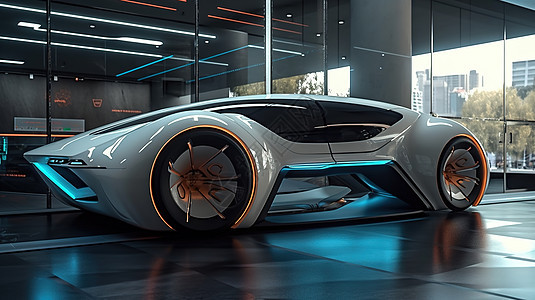 未来感新能源汽车图片
