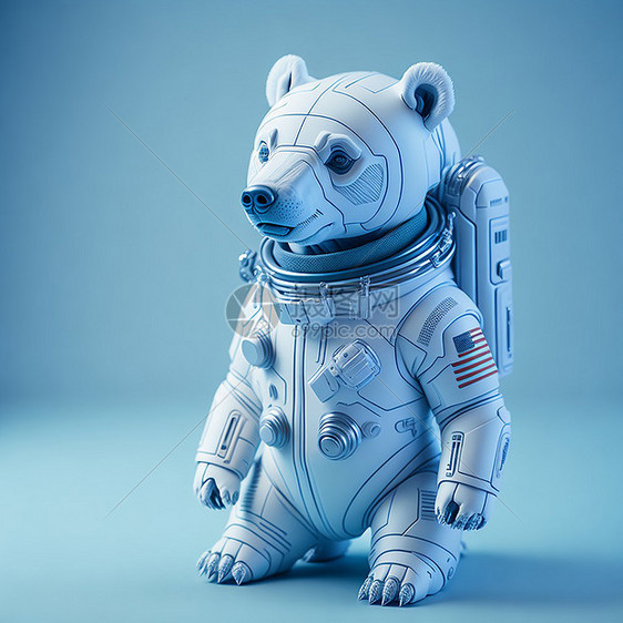 机械革命太空北极熊图片