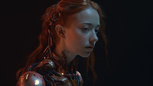 机器人女性图片