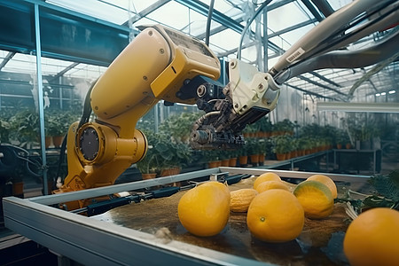机器人蔬菜生产线图片