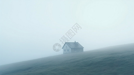 迷雾建筑图片