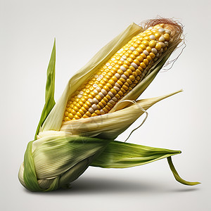 玉米手绘动漫玉米背景