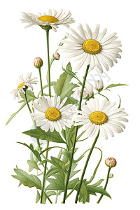 雏菊白色小花图片