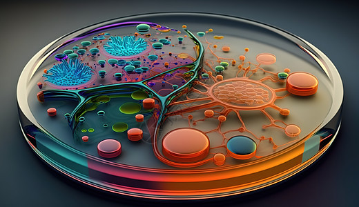 3D科研医疗细胞样本图片
