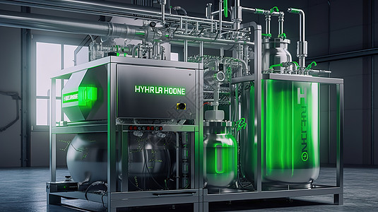 绿色科技机器背景图片