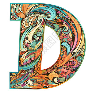 字母D创意设计图片
