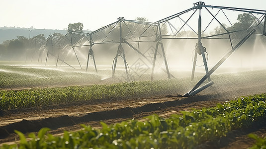 农业自动灌溉机图片