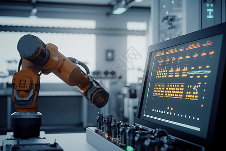 智能工厂自动化臂机图片