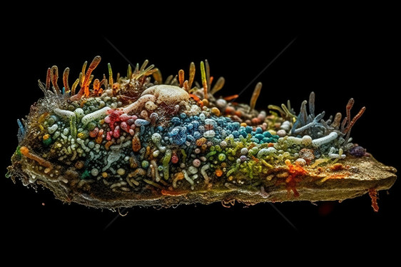 微生物化石图片