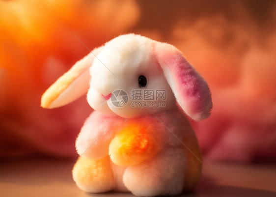 器材毛绒小兔子玩具图片
