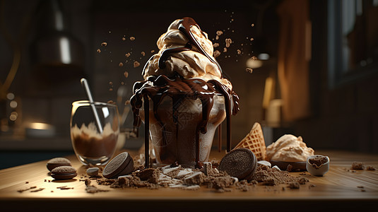 巧克力甜品图片