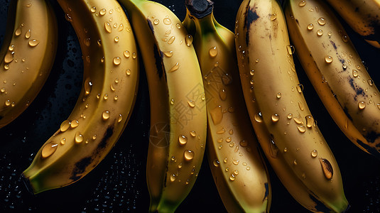 香蕉特写水果店宣传图背景图片
