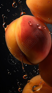 观感新鲜的桃子图片