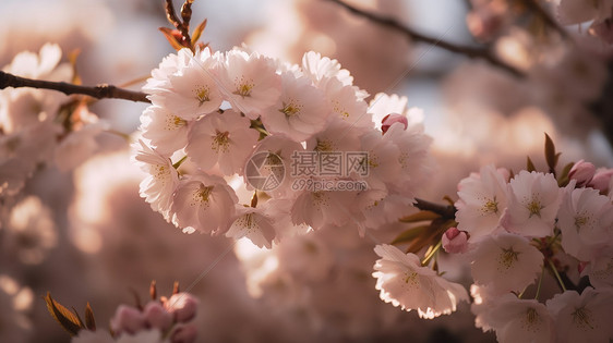 精致的梅花傲立风中图片