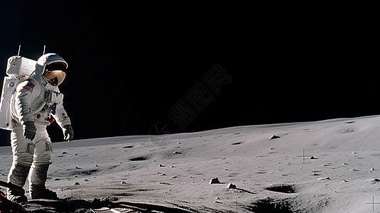 宇航员在外太空背景图片