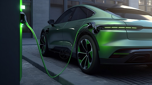 新能源汽车充电图片