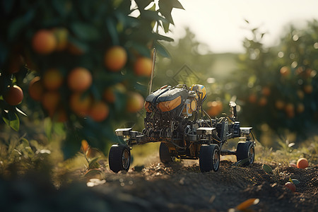 果园的采摘的机器人图片